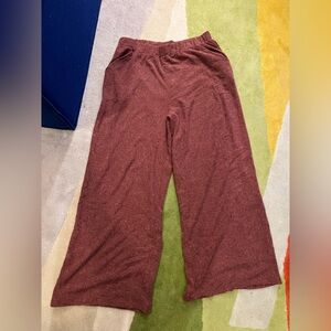 TravelSmith Textured Pants in Burgundy